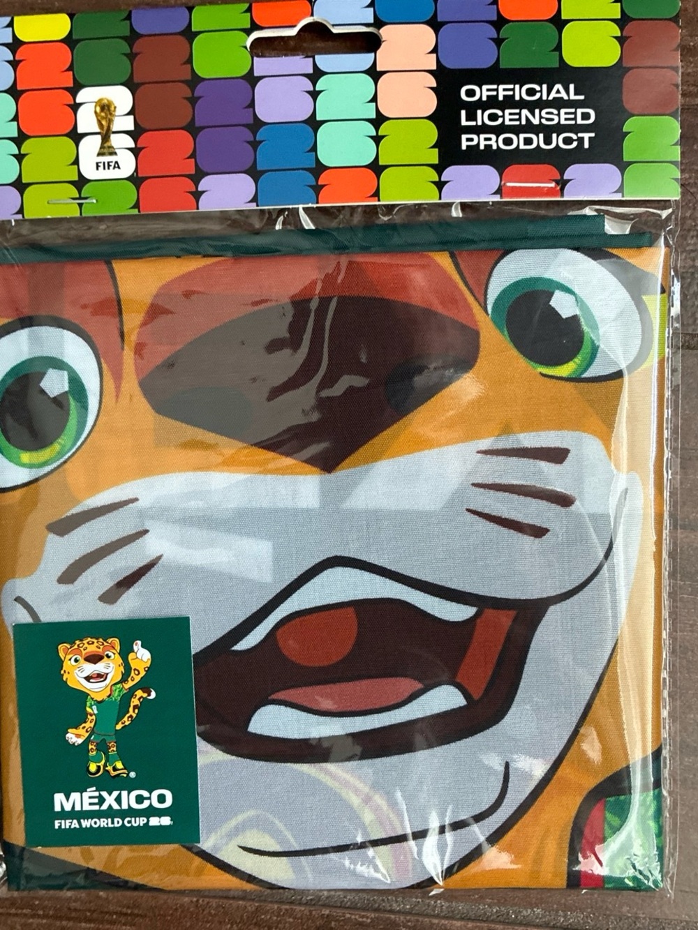 Official FIFA Mexico World Cup Mascot Cape - Bright Multicolor